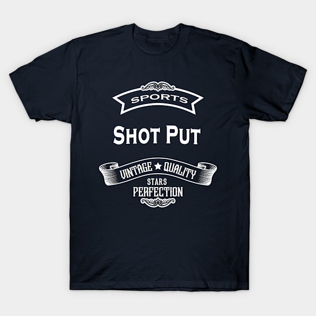 The Shot Put T-Shirt by Rizaldiuk